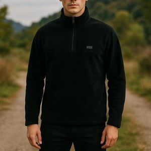 Rains Addis 1/2 zip fleece pullover men’s size M